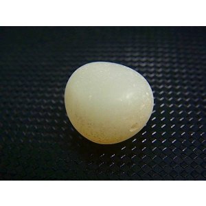 画像: 和田玉（ホータンぎょく）「羊脂白玉」オリジナルビーズ 約15.5×14×10.5mm