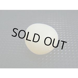 画像: 和田玉（ホータンぎょく）「羊脂白玉」オリジナルビーズ 約15.5×14×10.5mm