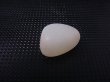 画像1: 和田玉（ホータンぎょく）「羊脂白玉」オリジナルビーズ 約18×13.5×10mm