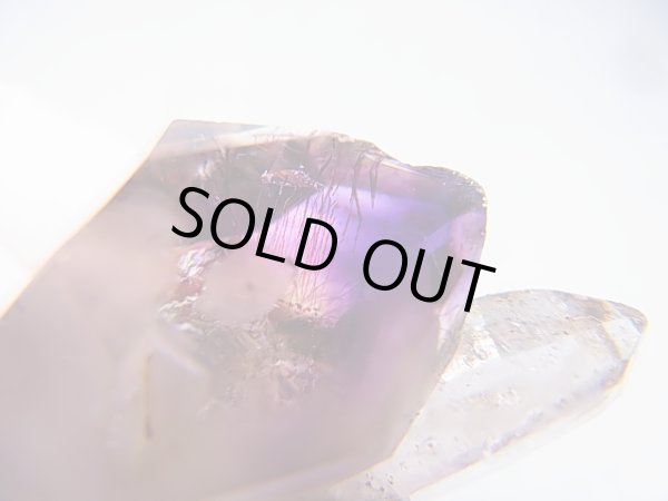 画像2: ジンバブエ産シャンガーンアメジスト原石（エレスチャル/セプター/水晶付き） 13.7g