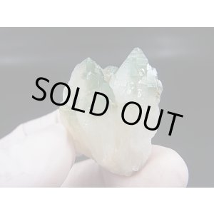 画像: 荒川鉱山産緑水晶（連晶） 22.6g