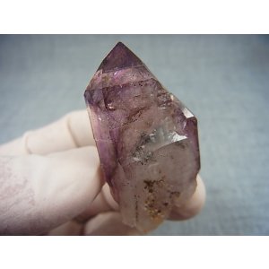 画像: ジンバブエ産シャンガーンアメジスト原石（エレスチャル/セプター/水入り） 26.8g