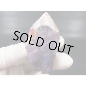 画像: ドイツ・ザクセン州産レッドキャップアメジスト原石 68.2g