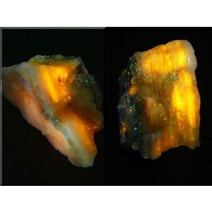 画像: Hokkaidoite北海道然別湖産蛍光オパール原石 4.5g
