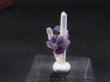 画像1: ドイツ・ザクセン州産フローライトon水晶 0.5g