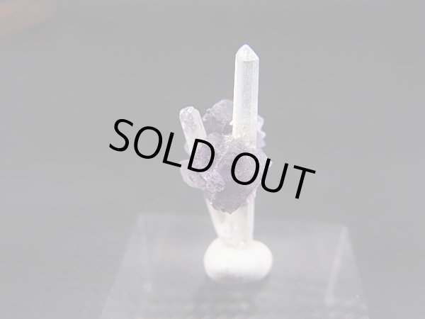 画像1: ドイツ・ザクセン州産フローライトon水晶 0.5g