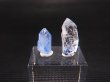 画像1: デュモルチェライトインクオーツ（錐面結晶付き） 2点セット トータル 0.8g