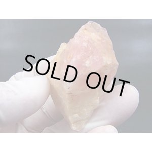 画像: 福島県桜石山産ローズクォーツ(紅石英)原石 41.9g