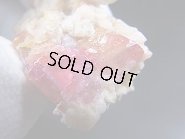 画像2: モロッコ産ピンクエルバイトトルマリン/正長石原石 11.1g