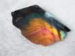 画像1: フィンランド・ユレマー産スペクトロライト（パープルヴィオラミックス）研磨スライス 8.8g