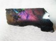 画像1: フィンランド・ユレマー産スペクトロライト（パープルヴィオラミックス）研磨スライス（片面研磨） 10.6g