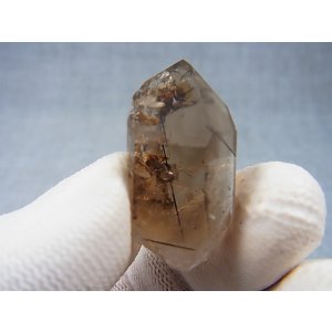 画像: ノルウェー産ルチル入りスモーキー水晶原石 8.6g