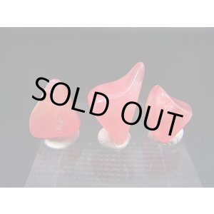 画像: アルゼンチン産クリアロードクロサイト(SA)研磨原石 3点セット トータル 4.7g