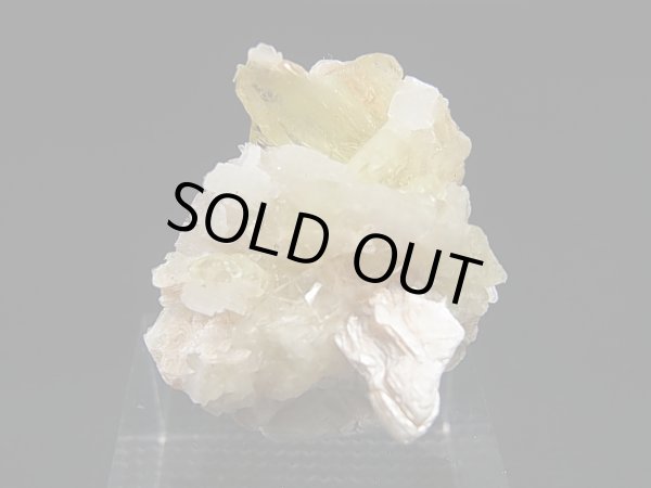 画像1: ブラジル産ブラジリアナイト結晶＆ゴールデンスターマイカ原石 13.5g