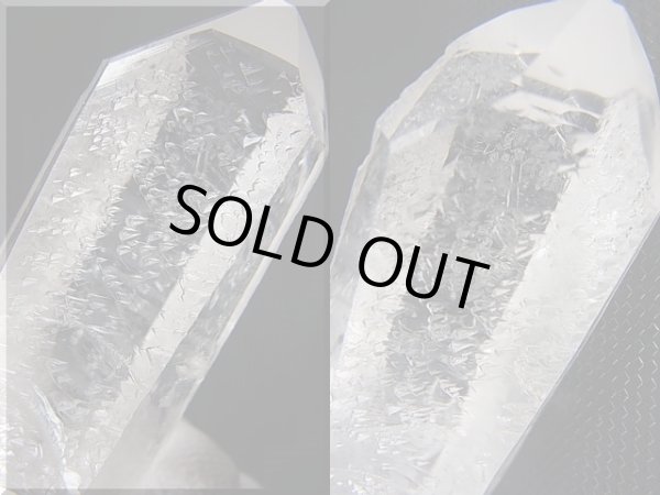 画像2: タンザニア産レア蝕像着きクリア/モンドクオーツ・ポイント 83.2g