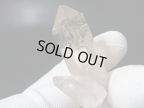 画像1: ノルウェー産クリア水晶（ヘマタイト/針状ルチル入り） 25.1g