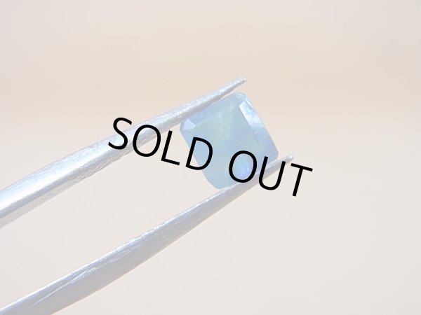 画像1: ジンバブエ産ユークレース・ルース（スクエアカット）  0.5カラット