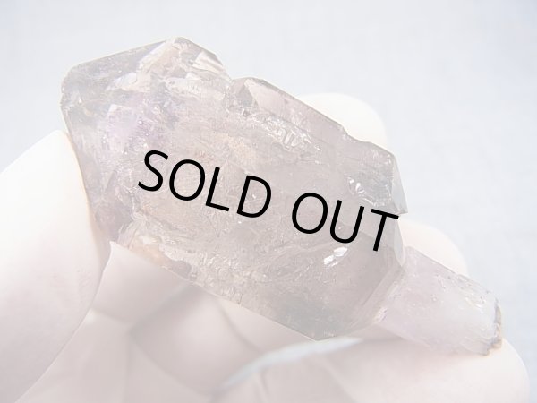 画像1: ジンバブエ産シャンガーンアメジスト原石（エレスチャル/セプター/水入り） 32.7g