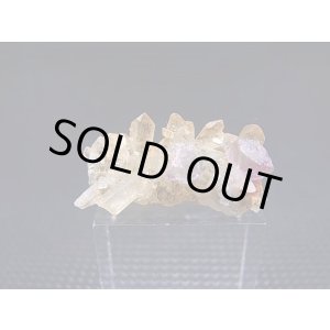 画像: ドイツ・ザクセン州産フローライト付き水晶 2.1g