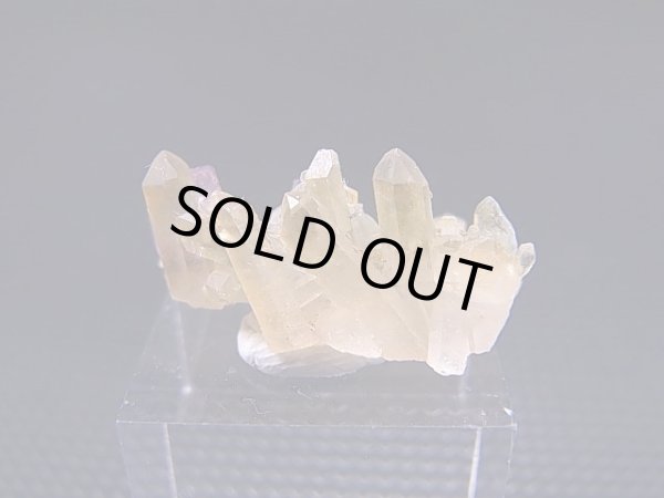 画像2: ドイツ・ザクセン州産フローライト付き水晶 2.1g