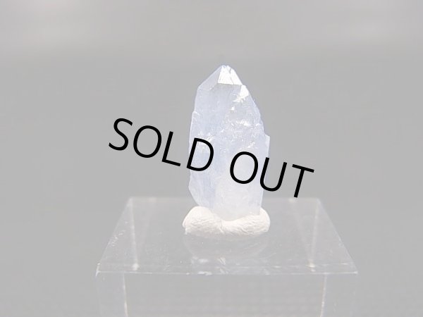 画像2: デュモルチェライトインクオーツ（錐面結晶付き） 0.5g