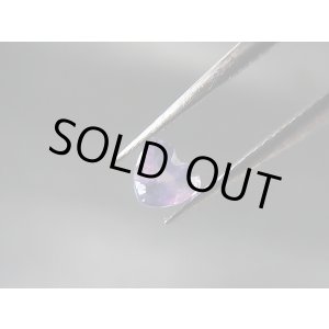 画像: ベトナムLuc Yen産シルキーサファイア・ルース(バイカラー/ハート) 0.4カラット