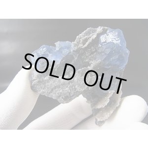 画像: 福建省産ブルーフローライト原石 76.9g