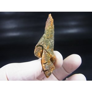 画像: 柿野産緑水晶(ヘデンベルガイト/緑閃石入りインターフェレンス型) 10.8g