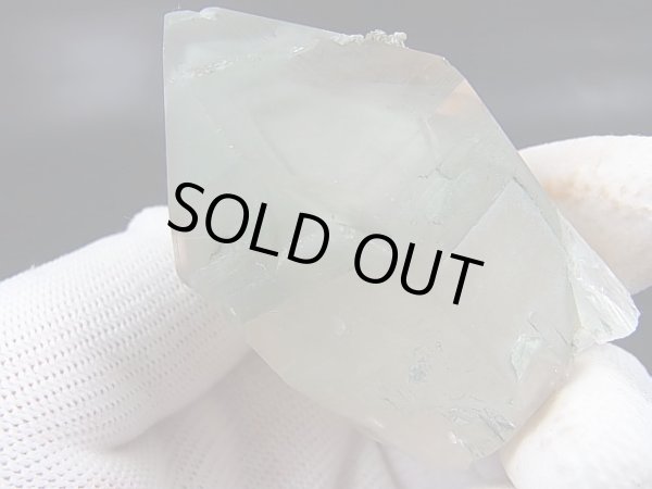 画像2: ノルウェー・ロガランド産グリーンファントム水晶ポイント 96.8g