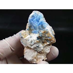 画像: ベトナム・タインホア産アクアマリン/カオリナイト原石 57.3g