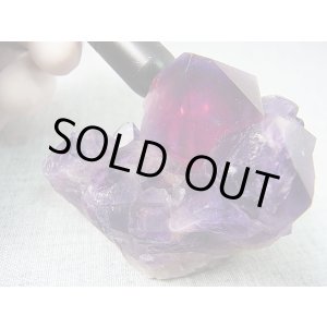 画像: コンゴ産カラーシフト/ディープカラーアメジストクラスター 145.7g