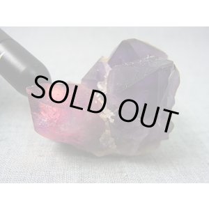 画像: コンゴ産カラーシフト/ディープカラーアメジストクラスター 84.4g