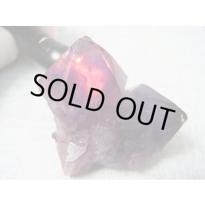 画像: コンゴ産カラーシフト/ディープカラーアメジストクラスター 48.2g