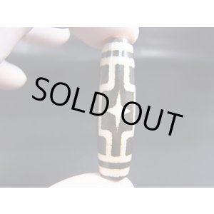 画像: 「平安十字佛」現代天珠 直径約13×48.5mm