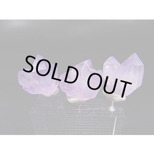 画像: ベトナム・ハザン産ラベンダーアメジスト 3点セット トータル 6.6g