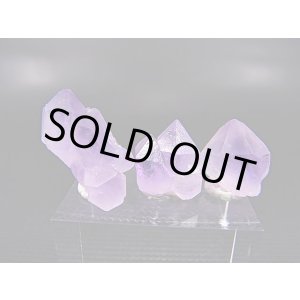 画像: ベトナム・ハザン産ラベンダーアメジスト 3点セット トータル 4.8g