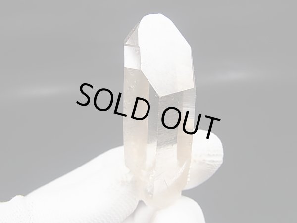 画像1: ノルウェー産ウォータークリア・ライトスモーキークオーツ 38.1g