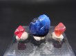 画像1: ベトナムLuc Yen産ブルーバイカラー/8面体ピンク&ホットピンクスピネル原石 3点セット トータル 4.9カラット