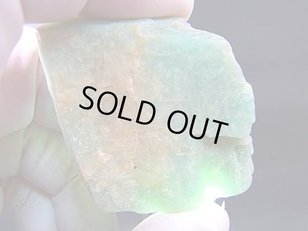 画像2: スウェーデン産アマゾナイト原石 32.4g