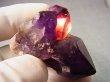 画像1: コンゴ産カラーシフト/ディープカラーアメジストクラスター 34.1g