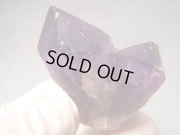 画像2: コンゴ産カラーシフト/ディープカラーアメジストクラスター 34.1g