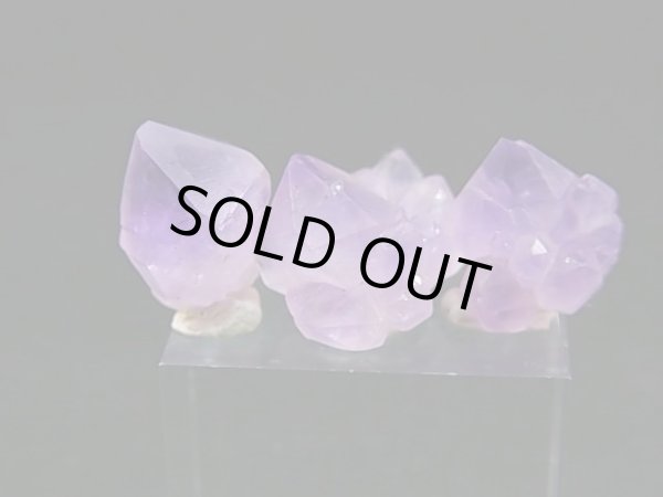 画像1: ベトナム・ハザン産ラベンダーアメジスト 3点セット トータル 7.3g