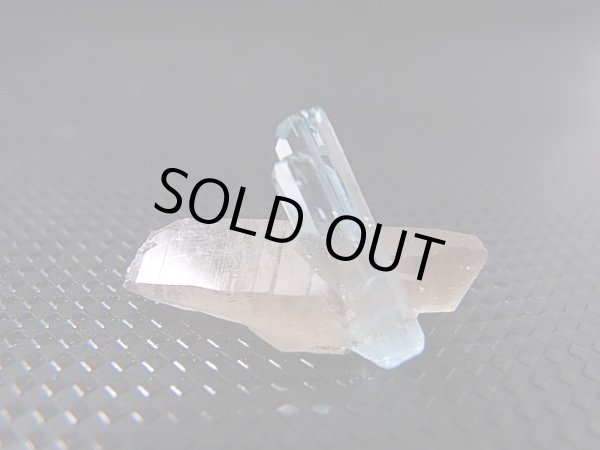 画像2: ベトナム・タインホア産アクアマリン付きスモーキー水晶 1.4g