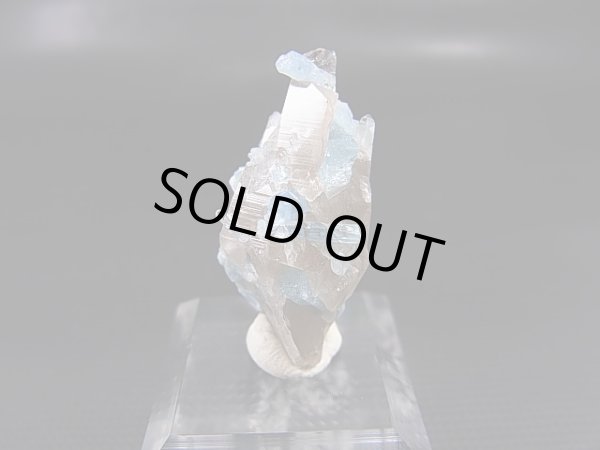 画像1: ベトナム・タインホア産アクアマリン付きスモーキー水晶 6.3g