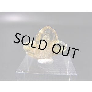 画像: マダガスカル産クリソベリル３連双晶(macle) 3.0カラット