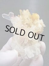 画像: メキシコ産日本式双晶水晶クラスター（V字型/ハート型） 92.9g