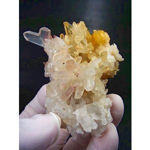 画像: メキシコ産日本式双晶水晶クラスター(V字型/ハート型) 92.9g