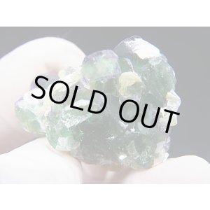 画像: ナミビア・エロンゴ産フローライト&モスコバイト原石 19.6g