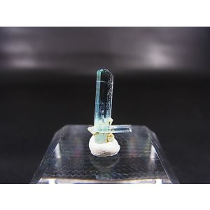 画像: ＜只今商談中＞ジェムグレード宝石需要品質：ベトナム産アクアマリン柱状結晶原石（連晶） 1.1カラット