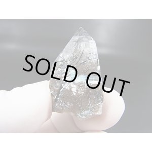 画像: ベトナム・タインホア産アクアマリン/ショール付きスモーキー水晶 13.0g